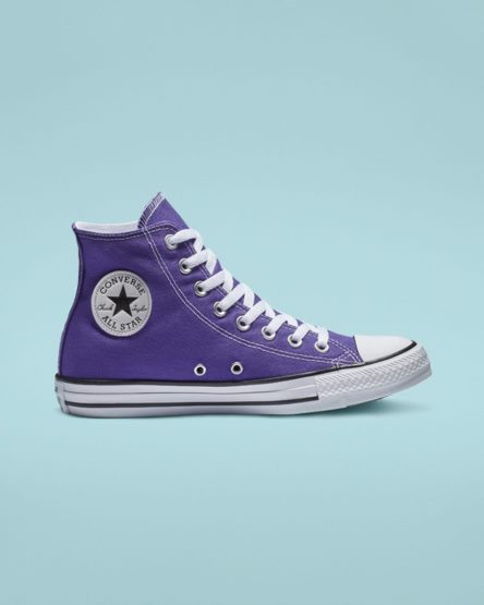 Women's Converse Chuck Taylor All Star Classic High Top Shoes Purple | AU 41638P